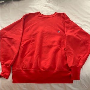 Red Champion Sweatshirt